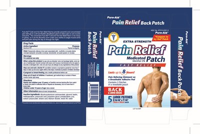 carton - Cold  Hot Back Patch 5ct